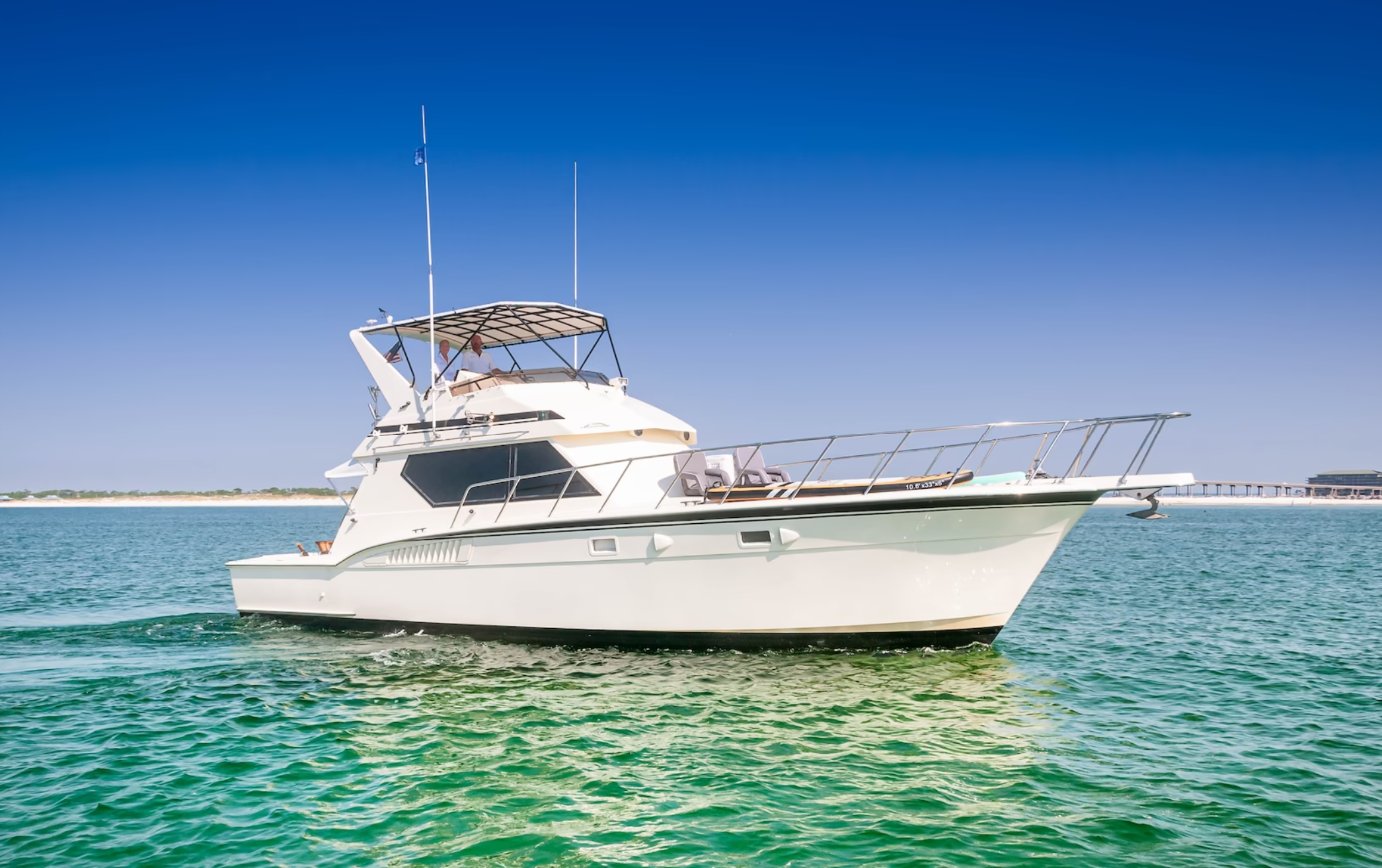 The Destin — 45-foot Hatteras yacht fishing charter