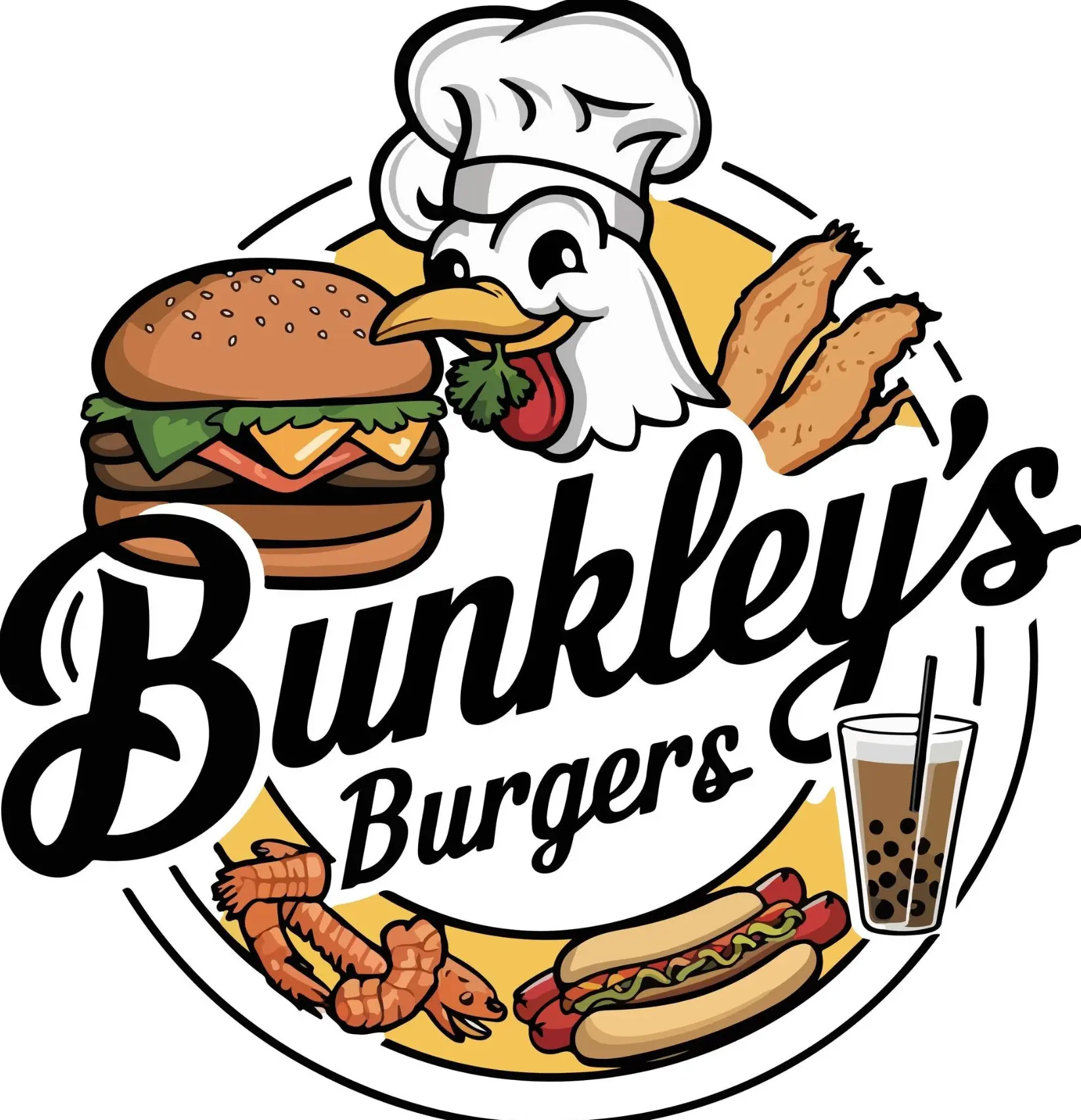 Bunkley's Burgers & Grill logo