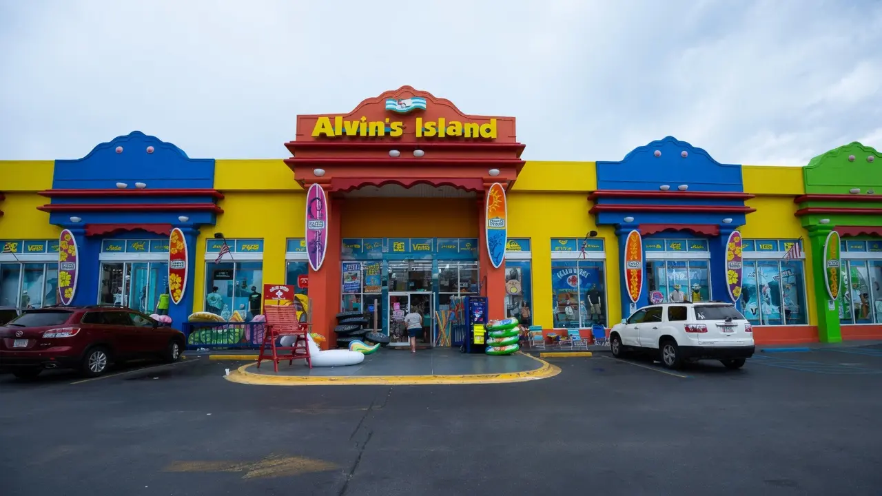 Alvin's Island beach store in Destin